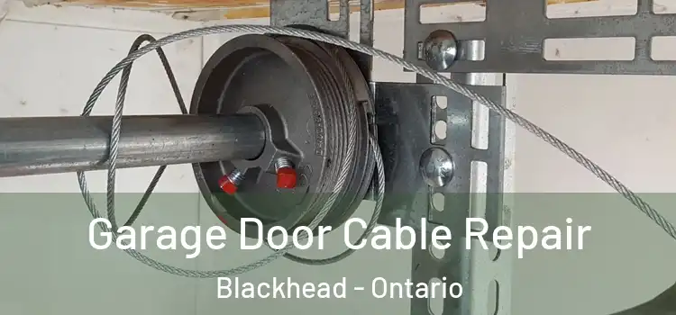 Garage Door Cable Repair Blackhead - Ontario