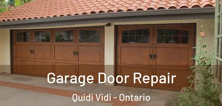 Garage Door Repair Quidi Vidi - Ontario