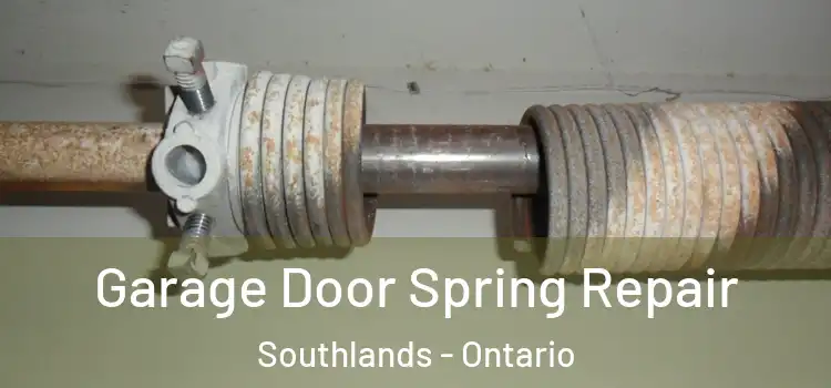 Garage Door Spring Repair Southlands - Ontario