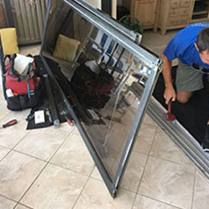 sliding glass door frame repair St. John's